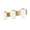 Z-Lite Burk 3 Light Vanity, 22.5in. W x 7.25in. H, Luxe Gold 746-3V-LG - alternate 2